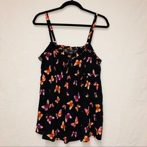 Torrid Ruffled Babydoll Cami (size 0)